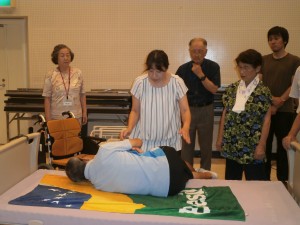 介護体験の様子